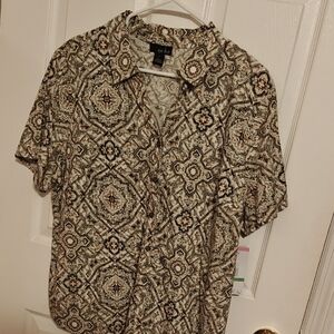 Women's Button Up Shirt.